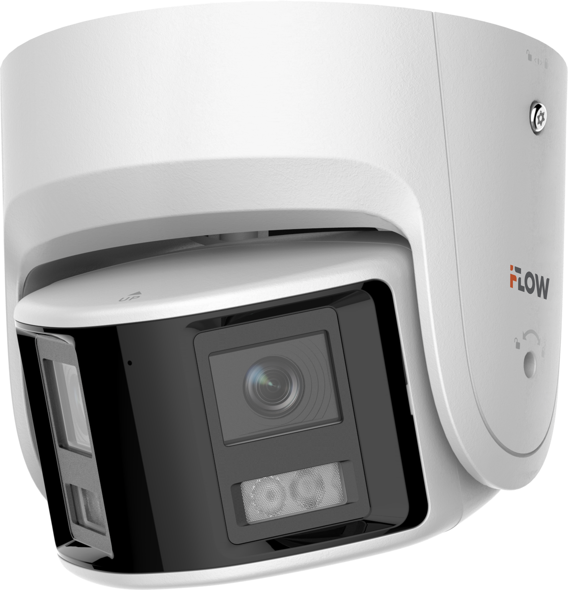 

IP-камера iFlow F-IC-2344PCMS 2.8 мм, уличная, купольная, 5 Мпикс, CMOS, до 3040x1368, до 25 кадров/с, ИК подсветка 30м, белый (F-IC-2344PCMS), F-IC-2344PCMS