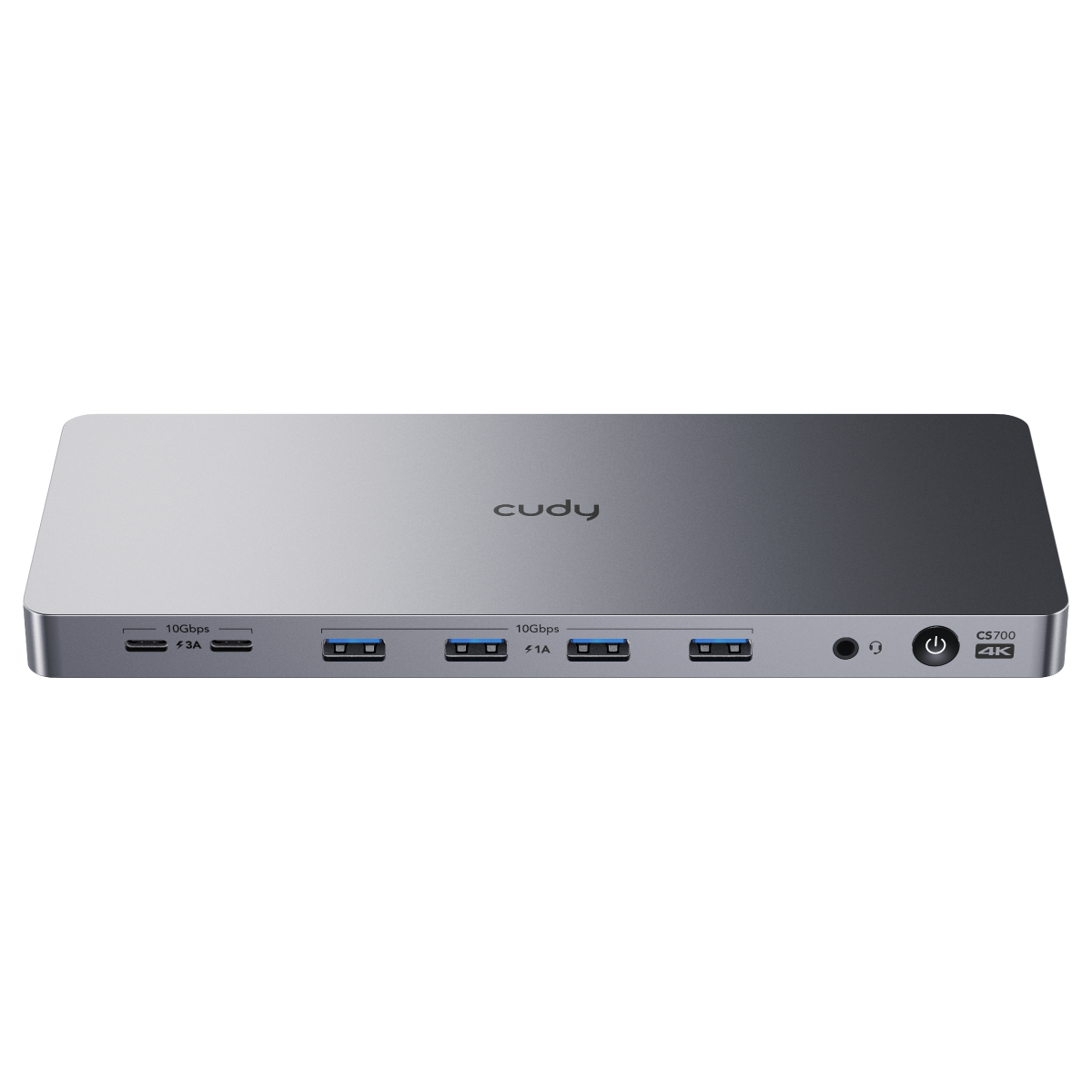 

Док-станция Cudy CS700, 5120×2880 (5K), USB 3.2 Type-C(m), серый (CS700), CS700