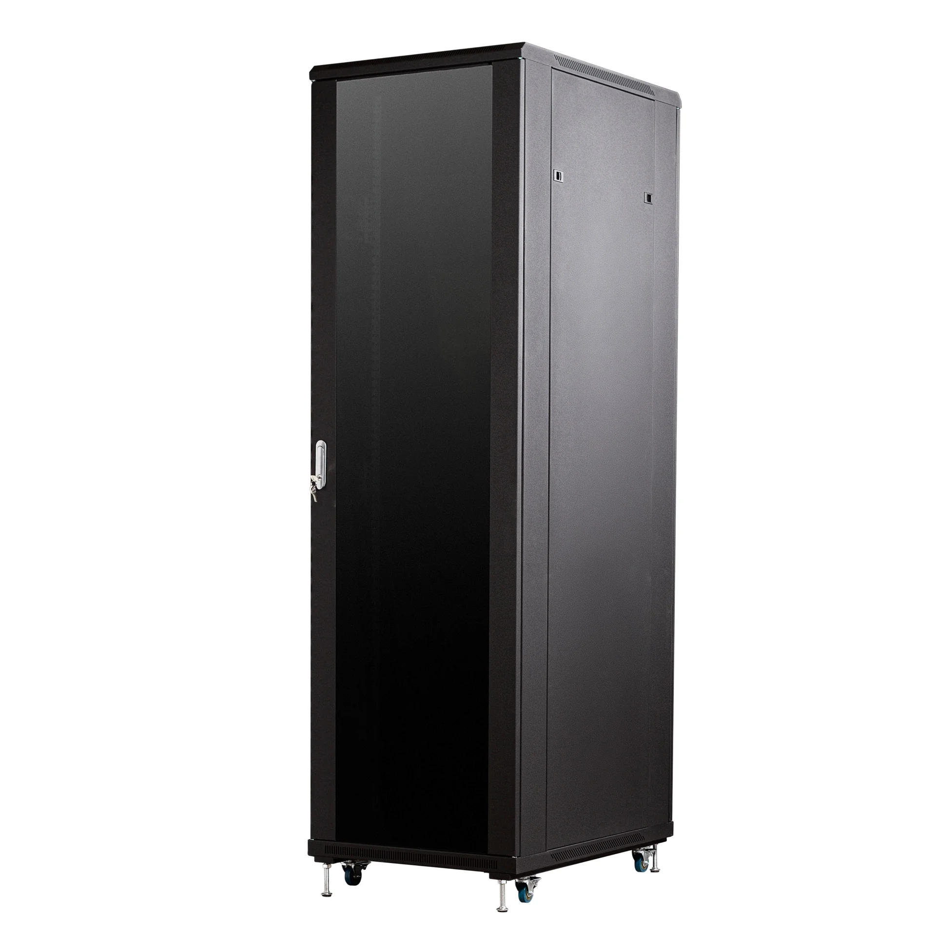 

Шкаф телекоммуникационный напольный 42U 600x600 мм, стекло/металл, черный, разборный, SNR TFC (SNR-TFC-426060-GS-B-SF)