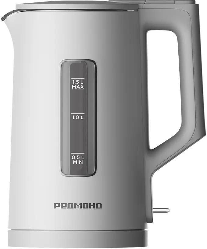 

Чайник электрический REDMOND KG255 1.5л. 1.5 кВт, стекло/пластик, белый ( KG255), KG255