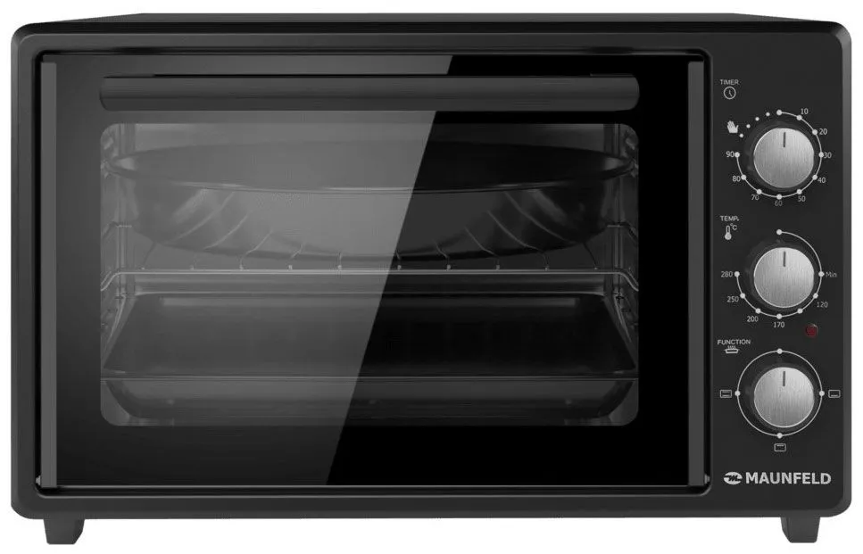 Мини-печь MAUNFELD MMO-373MB01 1.4 кВт, черный