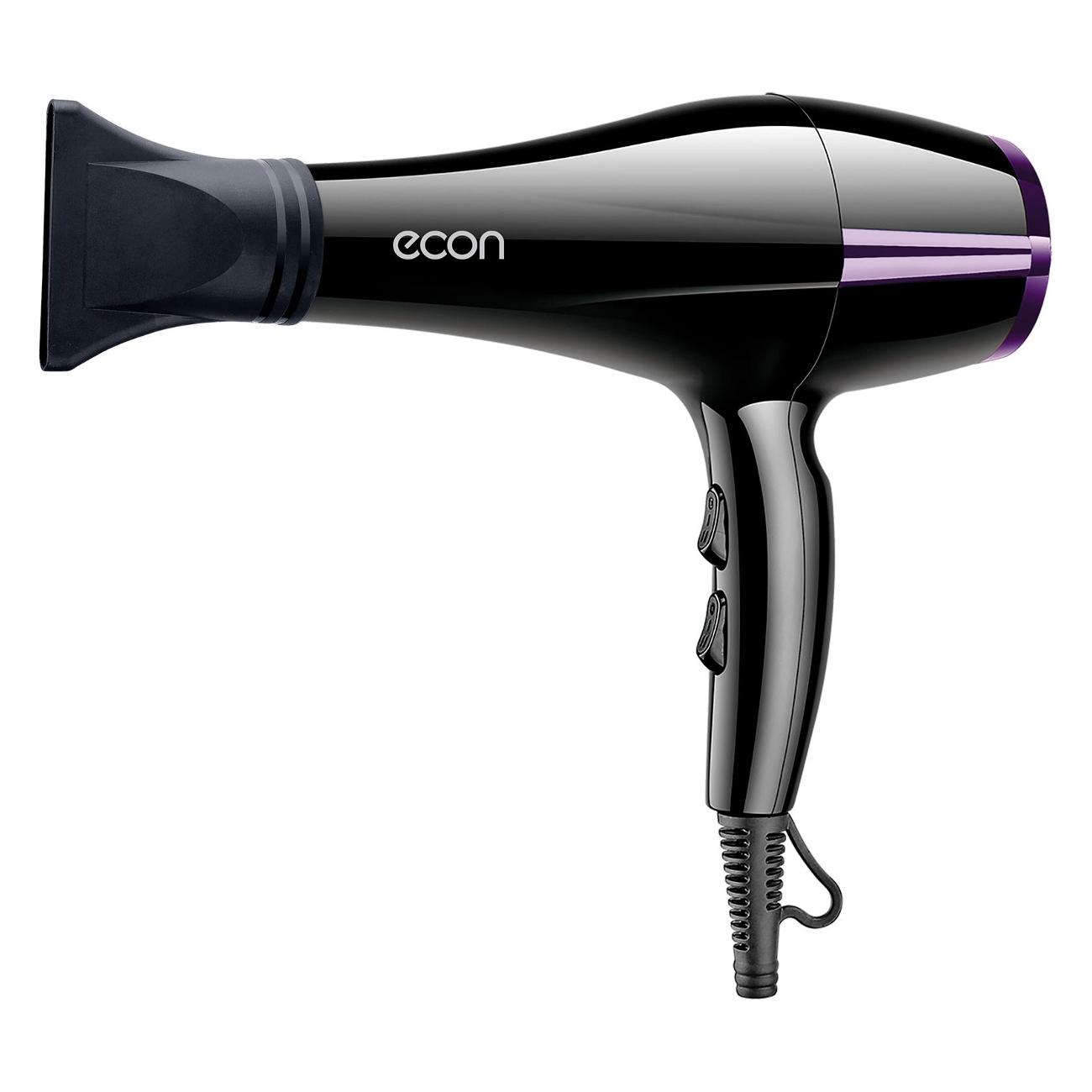 Фен Econ ECO-BH122D 1.2 кВт, режимов: 3, насадок: 1