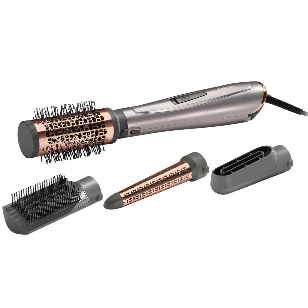 

Фен-щетка Babyliss AS136E 1 кВт, режимов: 3, насадок: 4, серый, AS136E