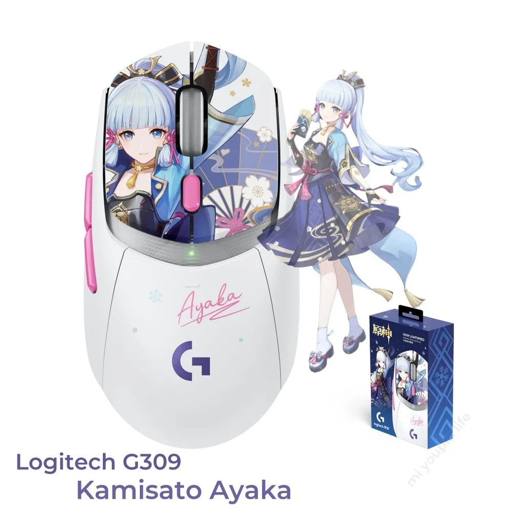 

Мышь беспроводная/проводная Logitech G309 Lightspeed Ayaka Special Edition , 25600dpi, оптическая светодиодная, Bluetooth/Радиоканал/USB, белый (910-007479), G309 Lightspeed Ayaka Special Edition