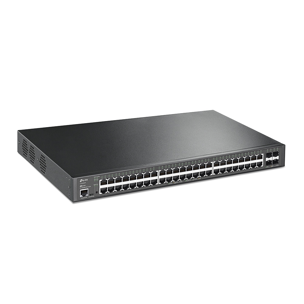 

Коммутатор TP-Link JetStream TL-SG3452XP, управляемый, кол-во портов: 48x1 Гбит/с, кол-во SFP/uplink: SFP+ 4x10 Гбит/с, установка в стойку, PoE: 48x30 Вт (макс. 500 Вт) (TL-SG3452XP(UN)), TL-SG3452XP