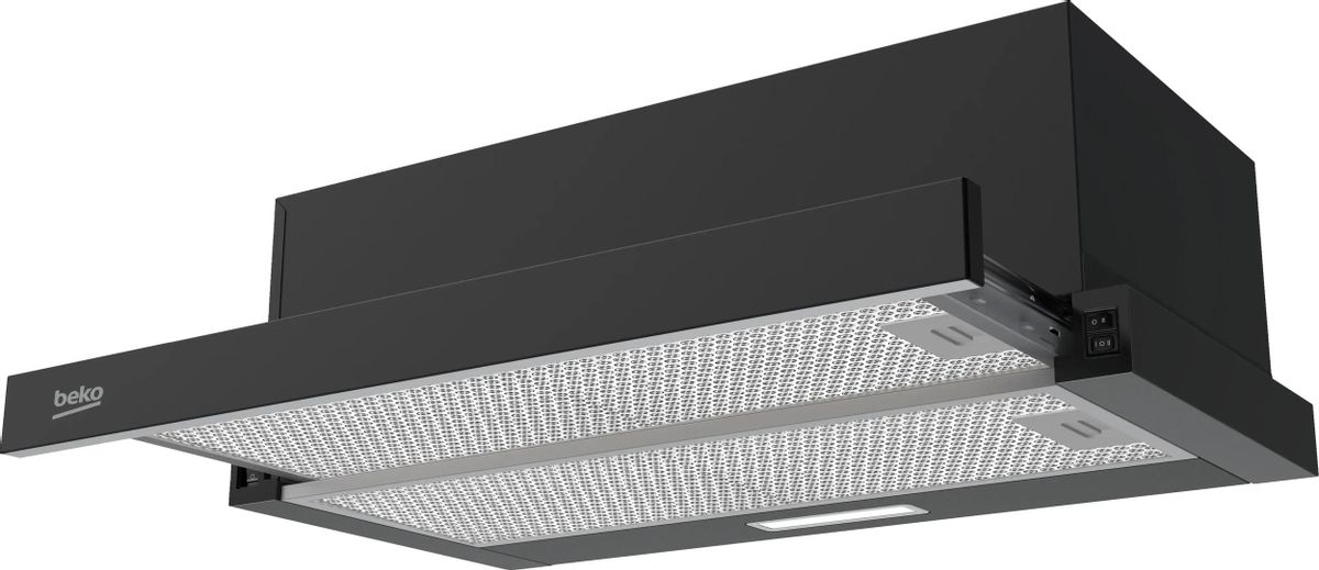 Вытяжка встраиваемая BEKO BHNT613R4CB, черный