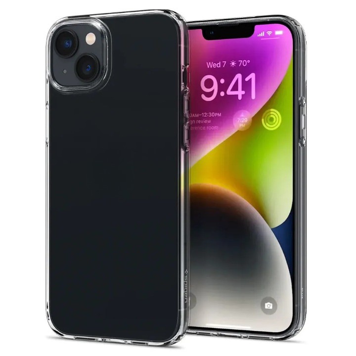 

Чехол-накладка Spigen Liquid Crystal для смартфона Apple iPhone 14 Plus, резина, прозрачный (ACS04887)