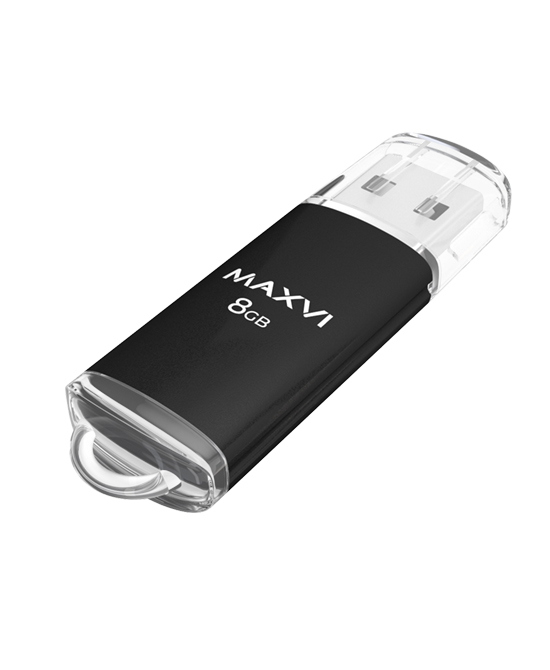 

Флешка 8Gb USB 2.0 Maxvi MP, черный (23721)