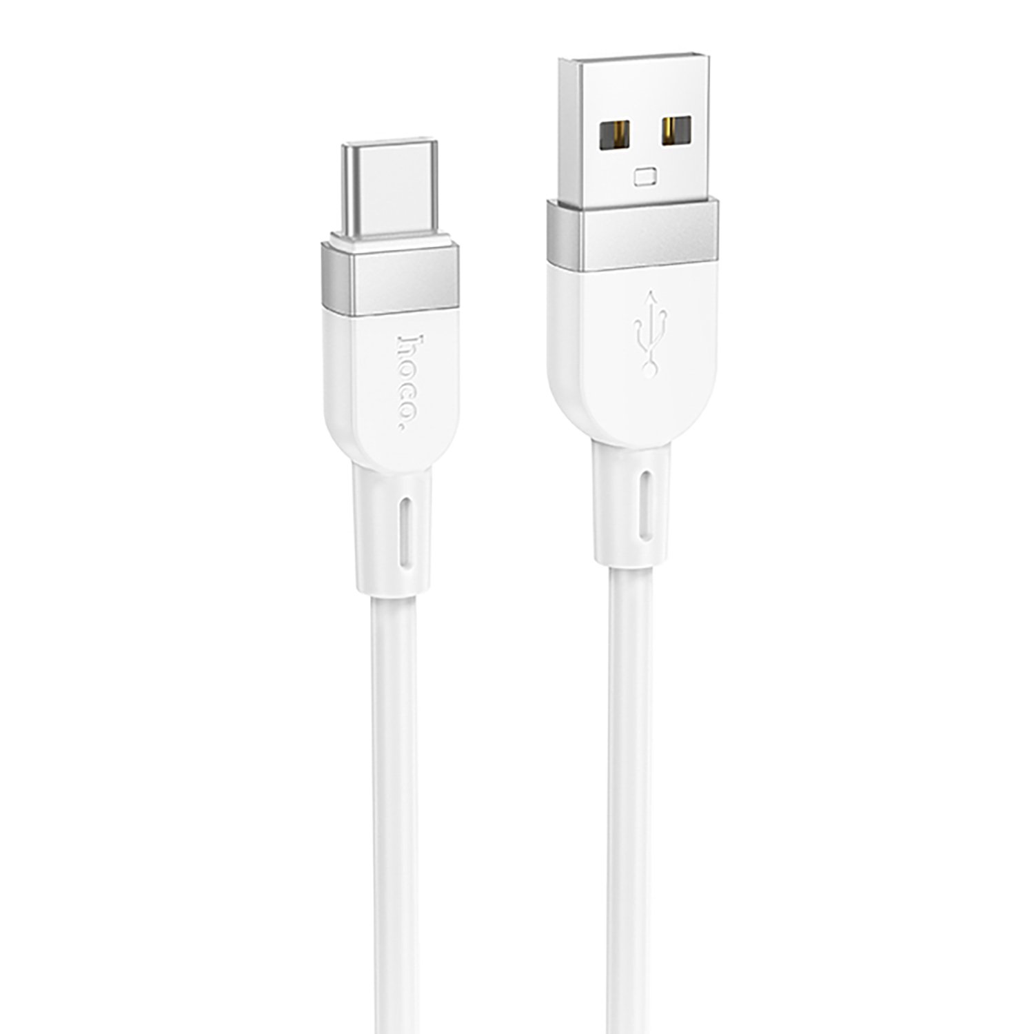 Кабель USB-USB Type-C, 1 м, белый, HOCO Energy X109