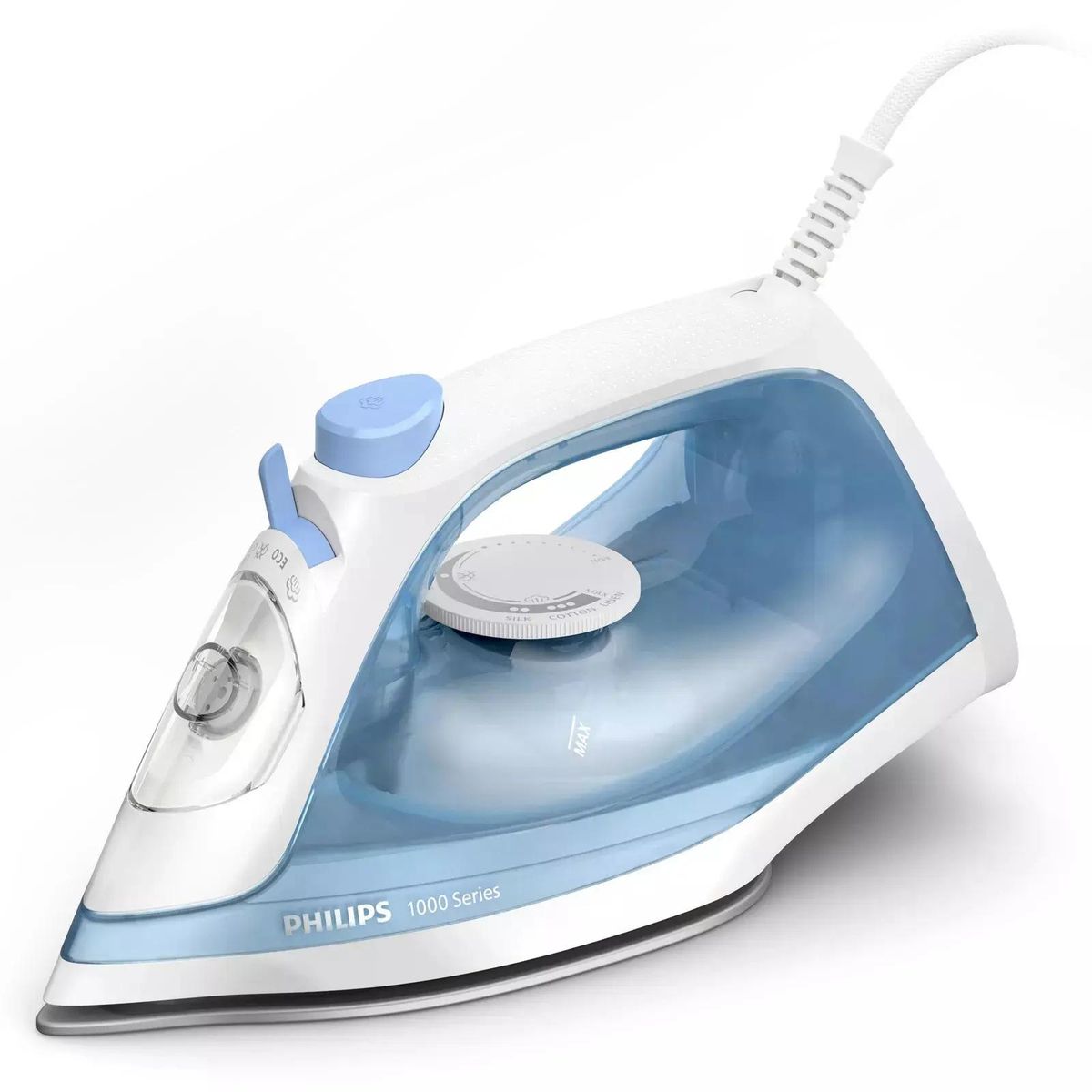 

Утюг Philips DST1030 / 20 2 кВт, длина шнура 1.6 м, голубой (DST1030 / 20), DST1030 / 20