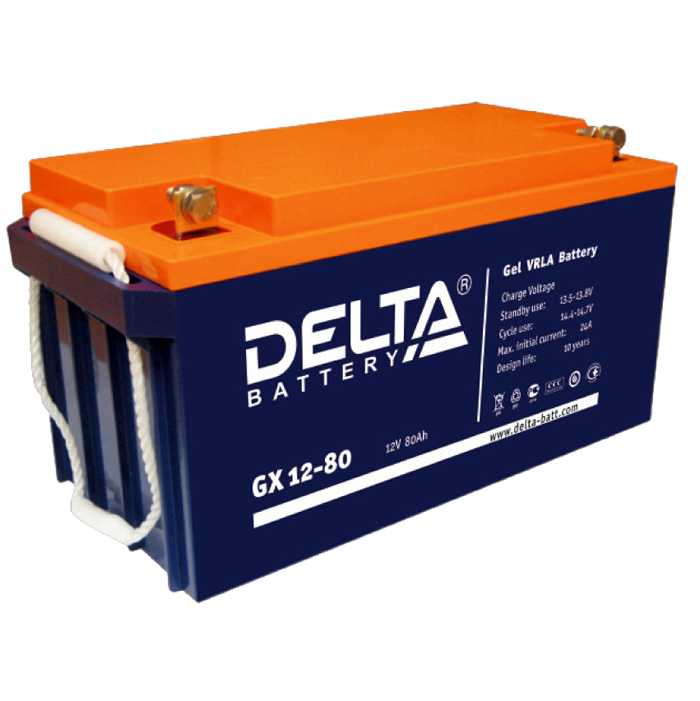 

Аккумуляторная батарея для ИБП Delta GX GX12-80, 12V, 80Ah, Синий, GX12-80