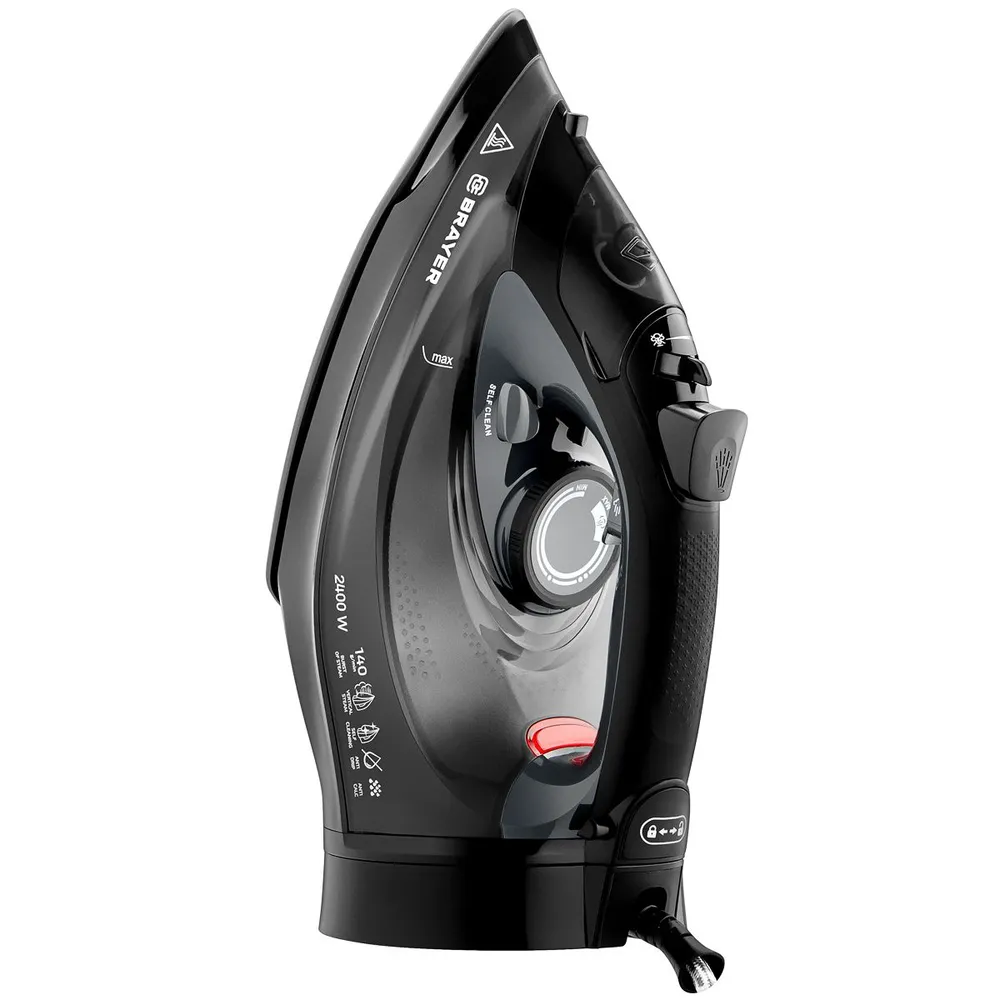 Утюг Brayer BR4015 2.4 кВт, черный