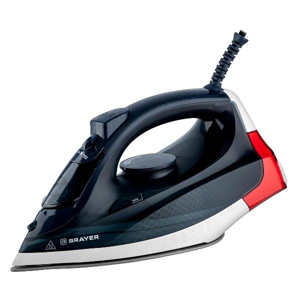 Утюг Brayer BR4018 2.4 кВт, серый