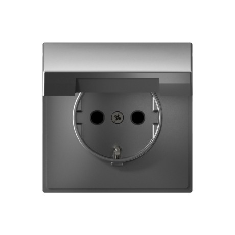

Розетка Systeme Electric ARTGALLERY, скрытый монтаж, однопостовая, с з/к, со шторками, с крышкой, 16А, механизм с накладкой без рамки, IP20, с быстрозажимными клеммами, сталь, 1 шт. (GAL000946S)