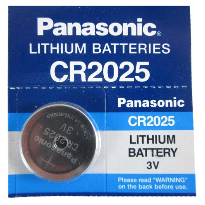 

Батарея Panasonic CR2025 (1шт), Серебристый