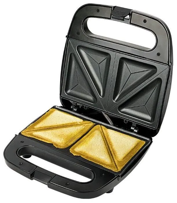 Сэндвичница Vitek VT-7147 750 Вт, черный/серебристый