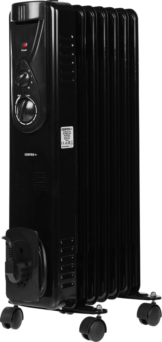 Обогреватель масляный 1.5 кВт, до 15 м², Centek CT-6200