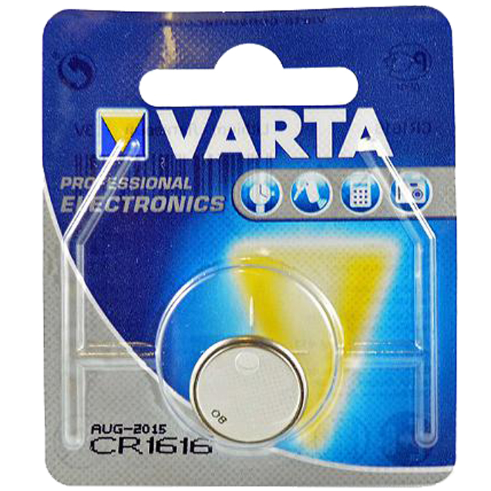 

Батарейка Varta CR1616 1-BL, CR1616, 3V, 1 шт. (6016), Серебристый