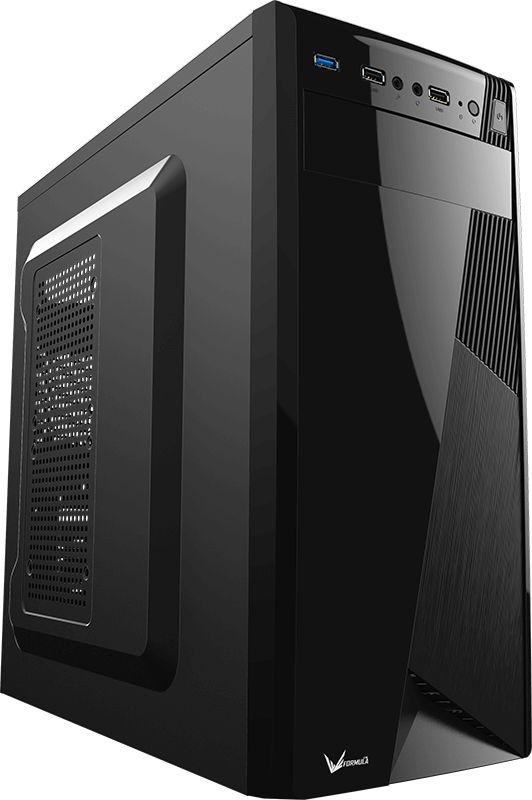 

Корпус Formula V CS-1101, ATX, Midi-Tower, USB 3.0, черный, без БП (4713105958126), CS-1101