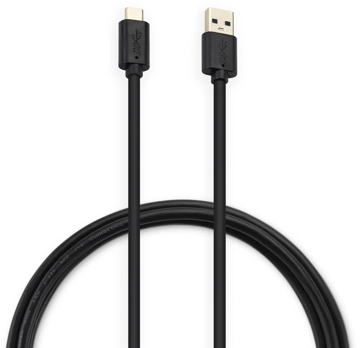 

Кабель USB(Am)-USB Type-C(m), 3А, 3 м, черный, Buro (BU-USB3.2-AC-3MB)