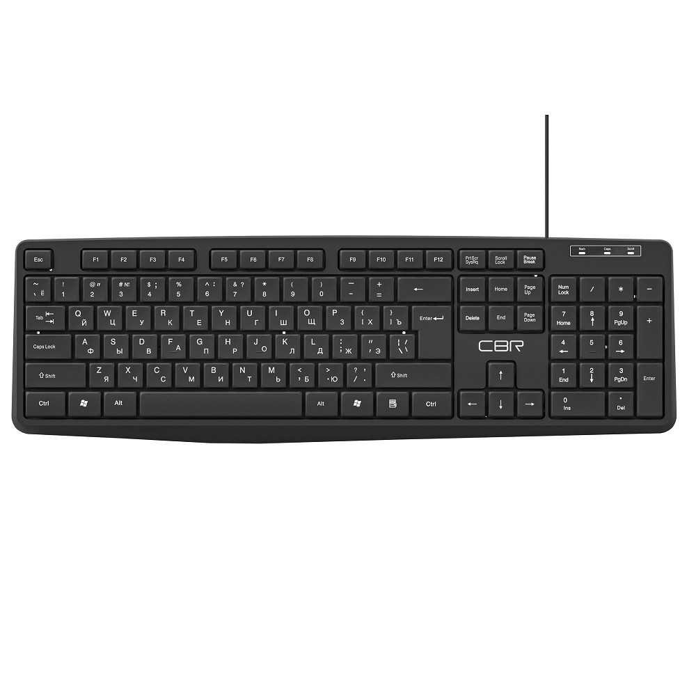 Клавиатура CBR KB 115, USB, черный (CBR KB 115)