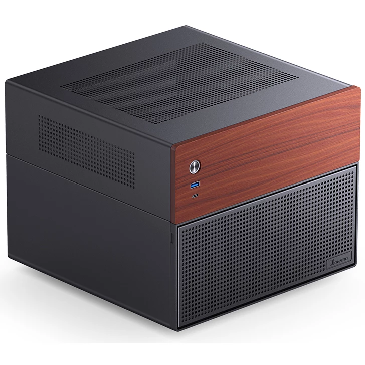 

Корпус JONSBO N4, mATX, Micro-Tower, USB 3.0, USB Type-C, черный, без БП (N4 Black), N4