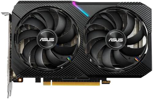 Видеокарта ASUS NVIDIA GeForce RTX 3060Ti Dual, 8Gb DDR6, 256 бит, PCI-E, HDMI, 3DP, Retail (DUAL-RTX3060TI-8G-MINI-V2 LHR) б/у, после ремонта, следы эксплуатации, без комплекта