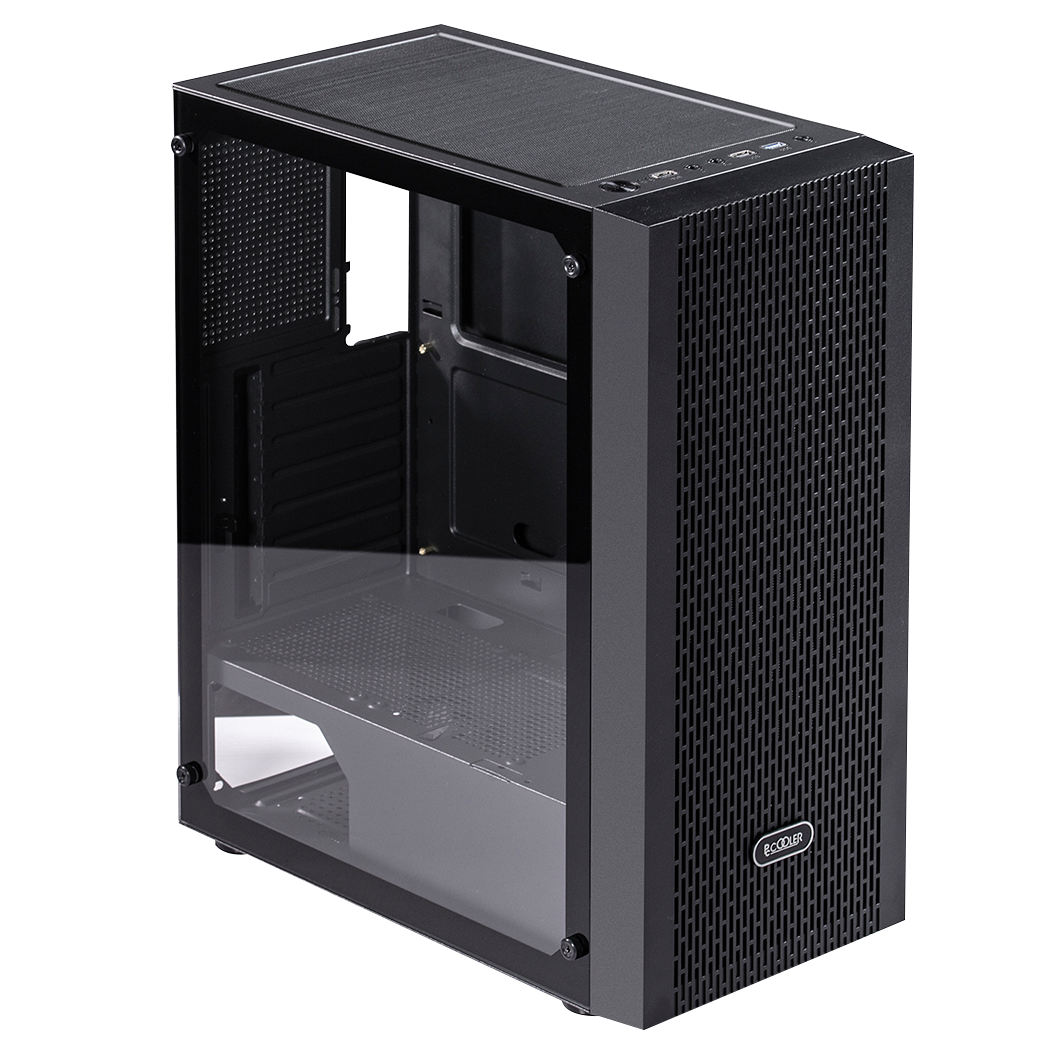 

Корпус PCCOOLER MA100 MESH BK, ATX, Midi-Tower, USB 3.0, RGB подсветка, черный, без БП (C3-A510BKP3-GL), MA100 MESH BK