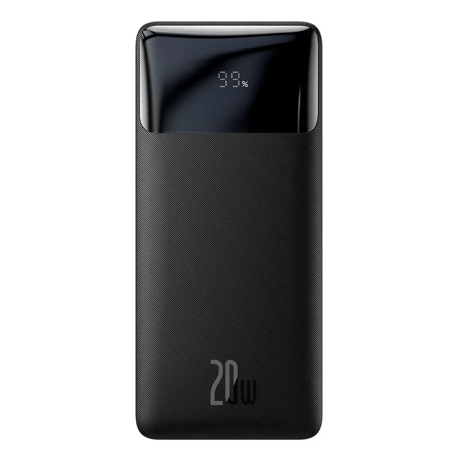 

Портативный аккумулятор (Powerbank) BASEUS Bipow, 30000 мА·ч, 4xUSB, 3А, Type-C, QC, PD, черный (PPBD050401), Bipow