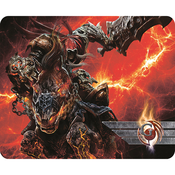 Коврик для мыши Dialog Warrior, игровой, 220x180x3мм, принт (PGK-03)