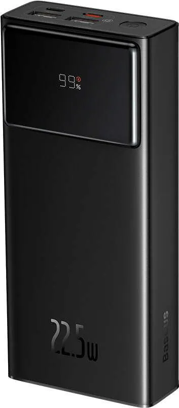

Портативный аккумулятор (Powerbank) BASEUS Star-Lord, 20000 мА·ч, 4xUSB, 3А, Type-C, QC, PD, черный (PPXJ080001), Star-Lord
