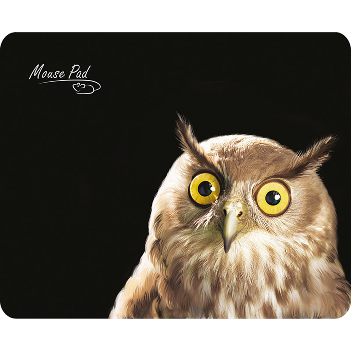 

Коврик для мыши Dialog M-H15 Owl, 220x180x3мм, черный/принт (PM-H15), M-H15 Owl