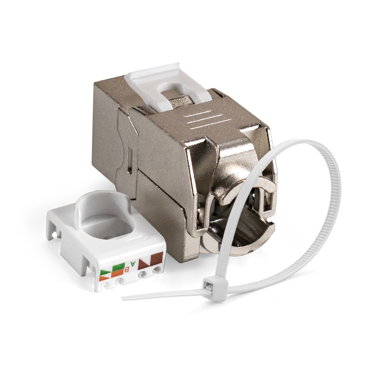 Модуль Keystone ExeGate KJ-8P8C-SH-C6A-180-TL, RJ-45(8P8C) Keystone Jack cat.6a (EX297267RUS)