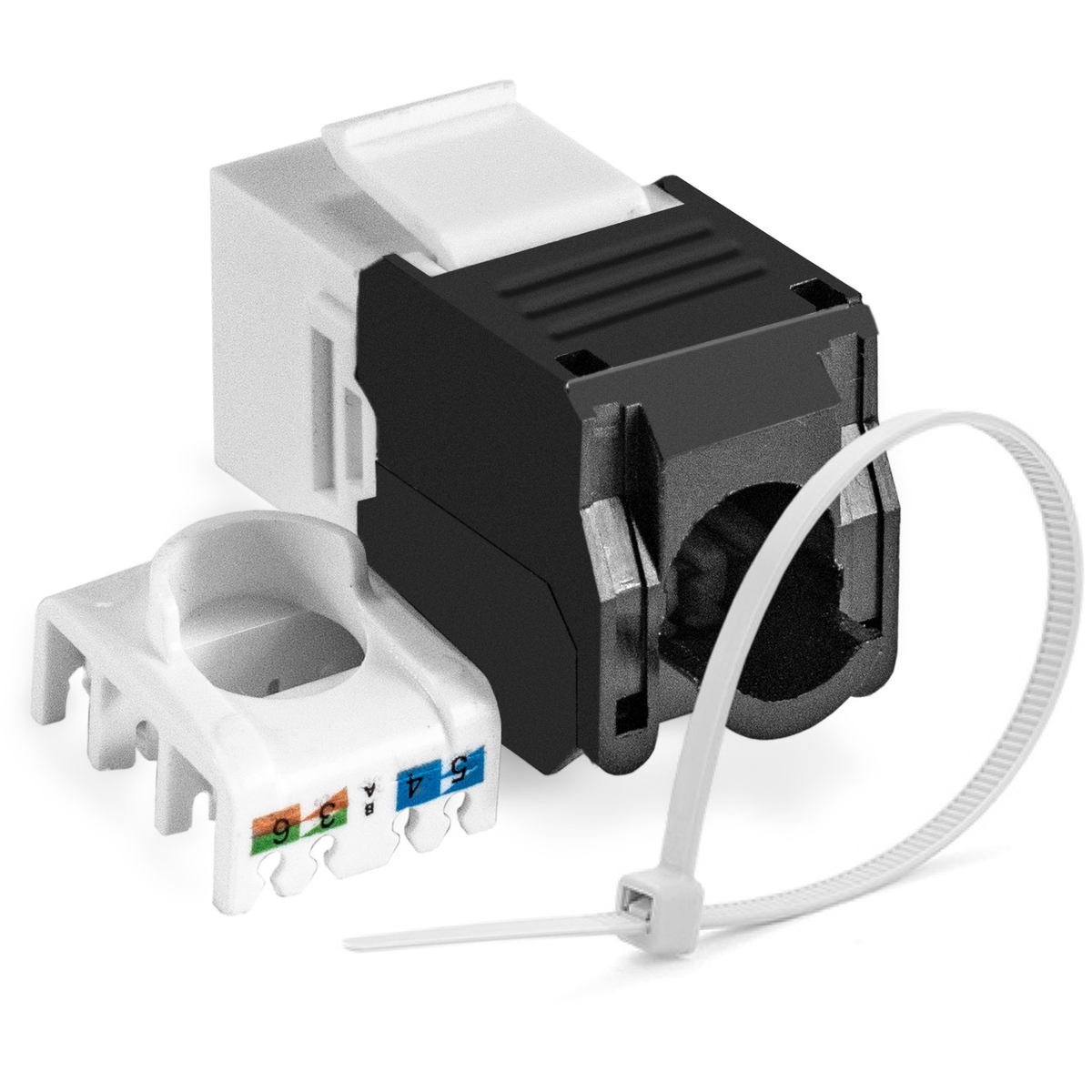 Модуль Keystone ExeGate KJ-8P8C-U-C5e-180-TL, RJ-45(8P8C) Keystone Jack cat.5e (EX297343RUS)