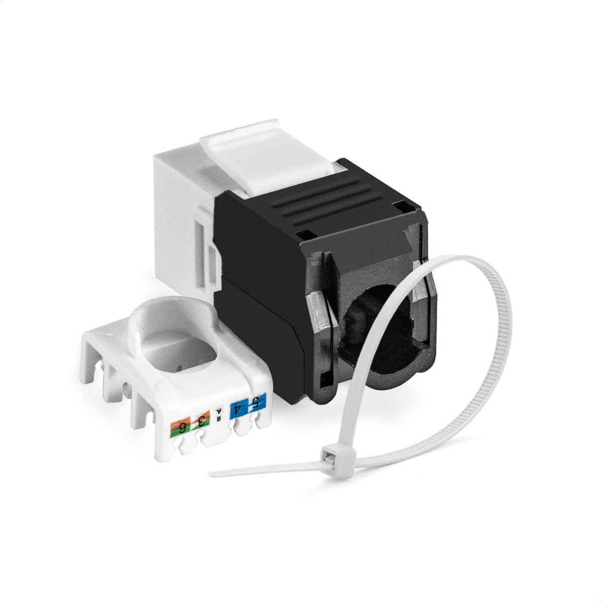 Модуль Keystone ExeGate KJ-8P8C-U-C6-180-TL, RJ-45(8P8C) Keystone Jack cat.6 (EX297342RUS)
