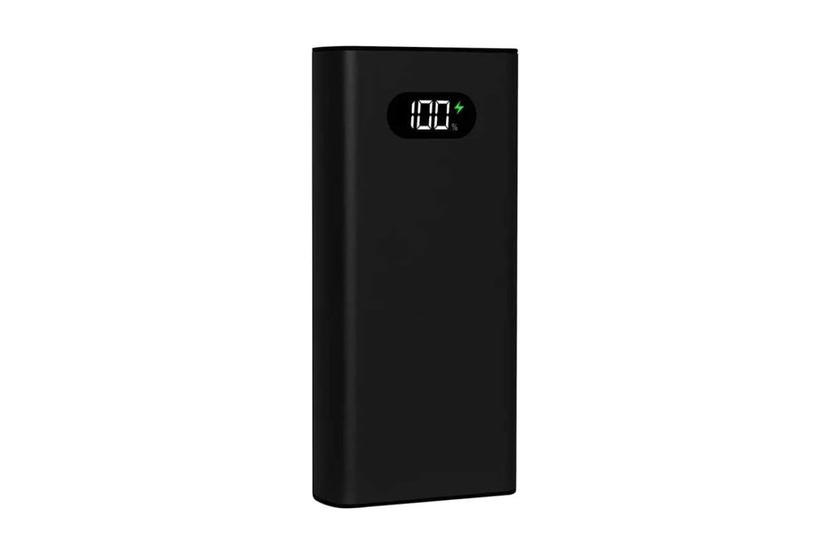 Портативный аккумулятор (Powerbank) TFN Blaze LCD, 20000 мА·ч, черный