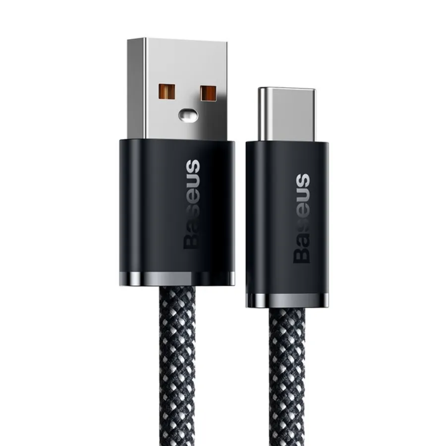 Кабель USB(Am)-USB Type-C(m), 1 м, серый, Baseus Dynamic CALD000616 (CALD000616)