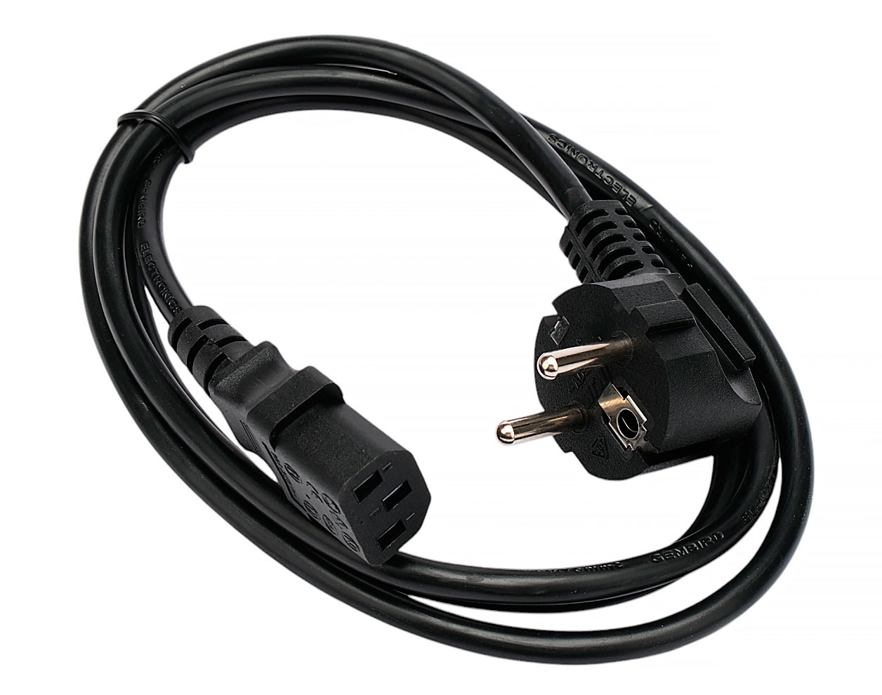 Кабель питания Cablexpert IEC-320-C13-Schuko (Euro)(M), 1.5 м PC-186-VDE-1.5M