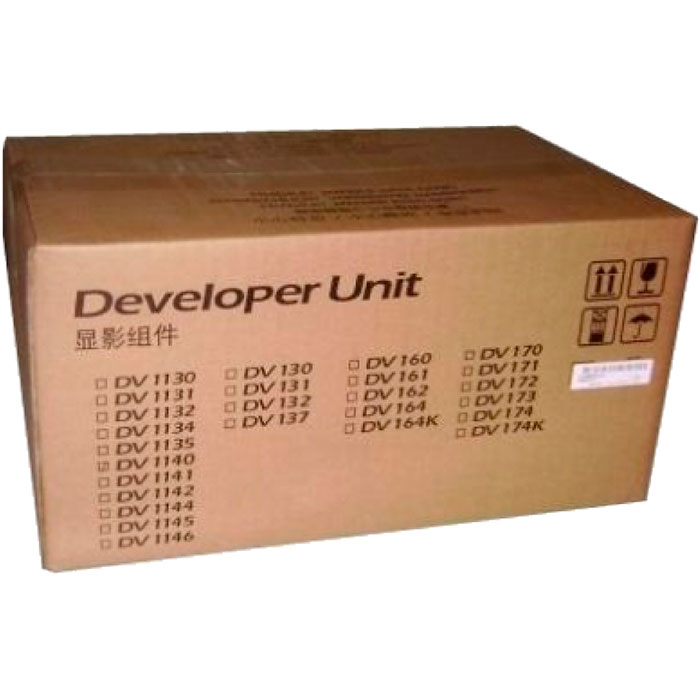 Блок проявки Kyocera DV-1140(E) оригинал для Kyocera FS-1035MFP/DP/FS-1135MFP, Ecosys M2035dn/M2535dn, 100000 страниц (2MK93010) б/у, отказ от покупки, следы монтажа