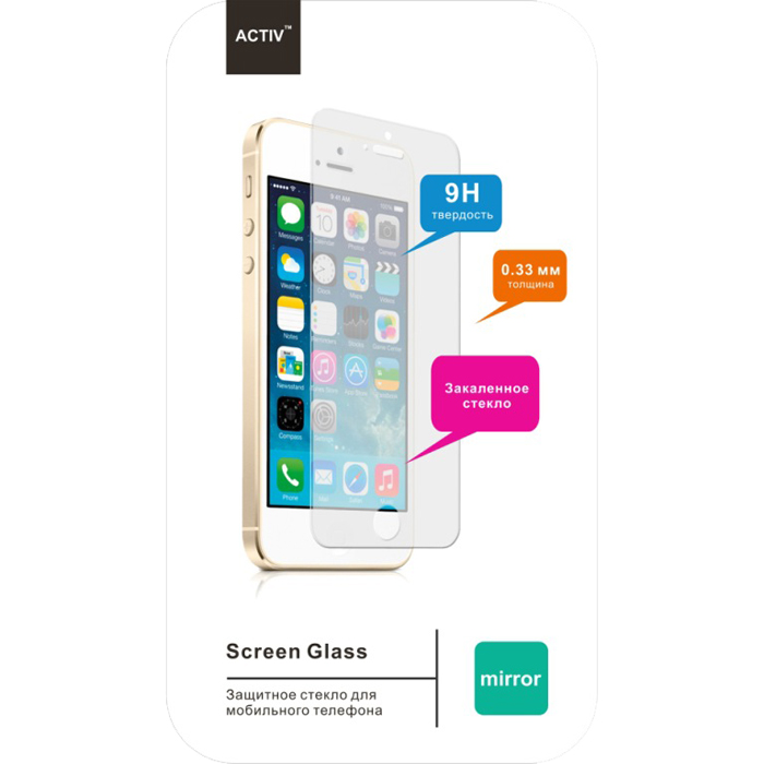 Защитное стекло Activ для смартфона Samsung Galaxy S3 (i9300)