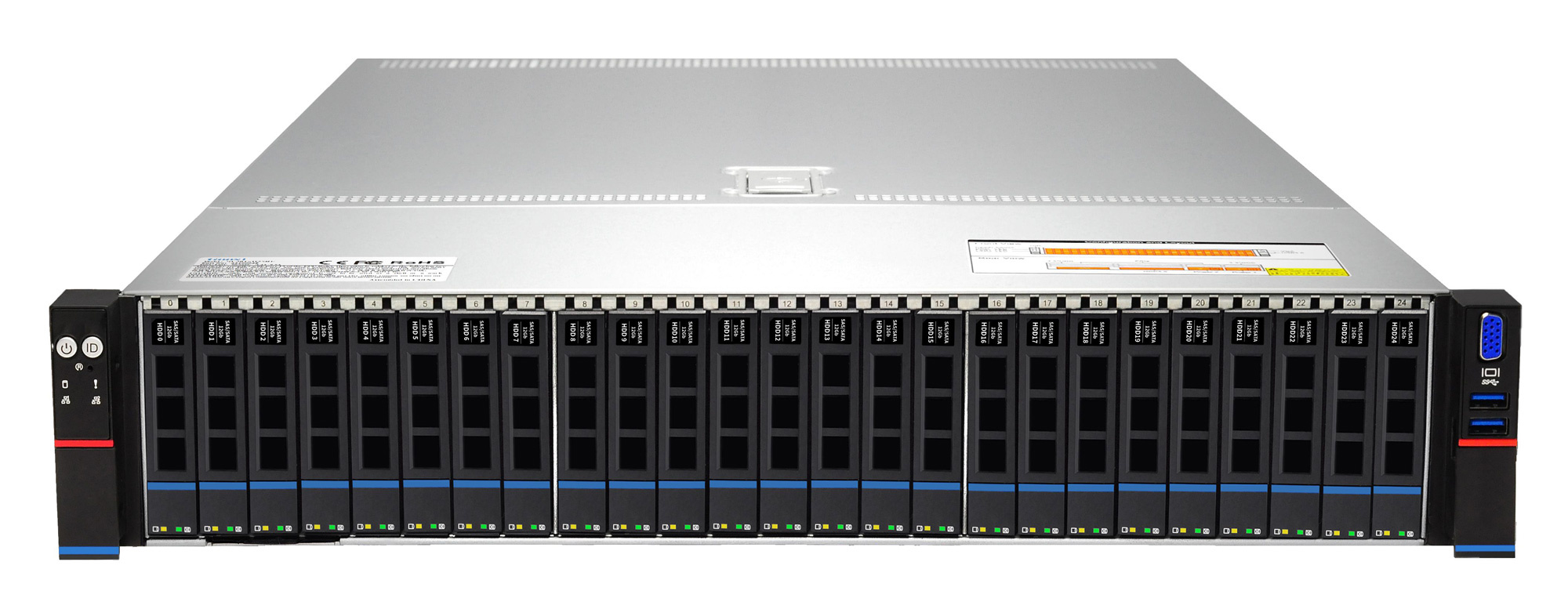 Сервер iRU Rock G2225P, 2 x Intel Xeon Gold 6326, 8 x 32Gb RAM