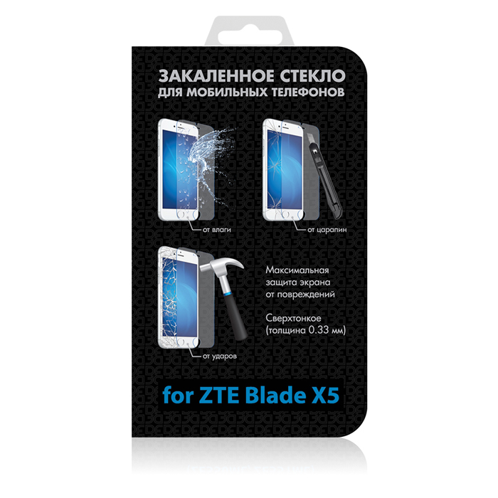 

Защитное стекло DF для смартфона ZTE Blade X5