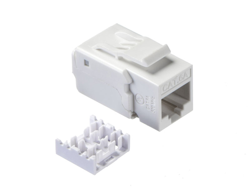 Модуль Keystone Netko Expert KJ32F-C6A-US/WH, RJ-45 cat.6 (KJ32F-C6A-US/WH)