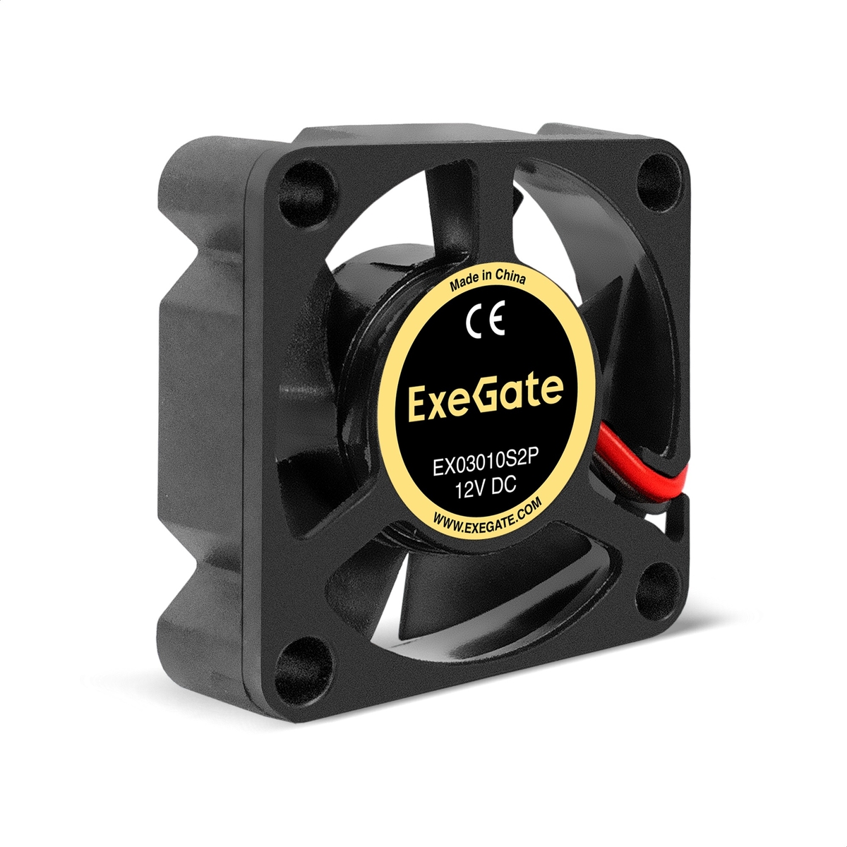 

Вентилятор ExeGate EX03010S2P, 30 мм, 10000rpm, 28.5 дБ, 2-pin, 1шт, черный (EX295214RUS), EX03010S2P