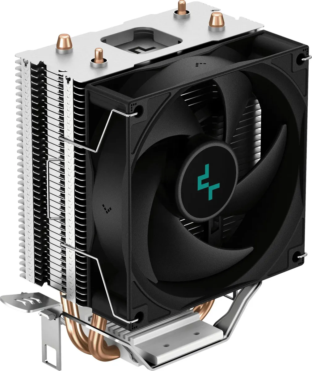 

Кулер для процессора DeepCool AG200 для Socket/115x/1200/1700/1851/AM4/AM5, 92 мм, 3050rpm, 30.5 дБА, 100 Вт, 4-pin PWM, Al+Cu (R-AG200-BKNNMN-G), AG200