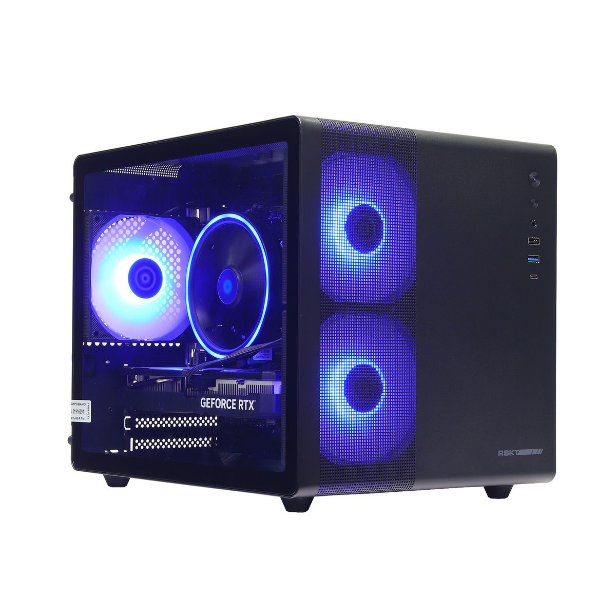 Системный блок Raskat Strike 320, Intel Core i3 12100F, 16Gb, 512Gb SSD, NVIDIA GeForce RTX 3050, без ОС (STRIKE320190434)