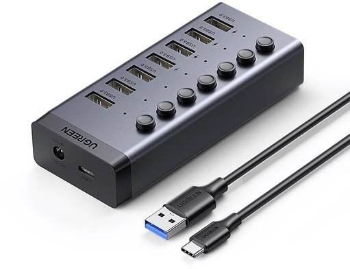 Концентратор UGREEN CM481, 7xUSB 3.0