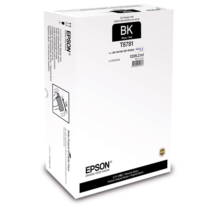 Картридж Epson T8781 (C13T878140), черный