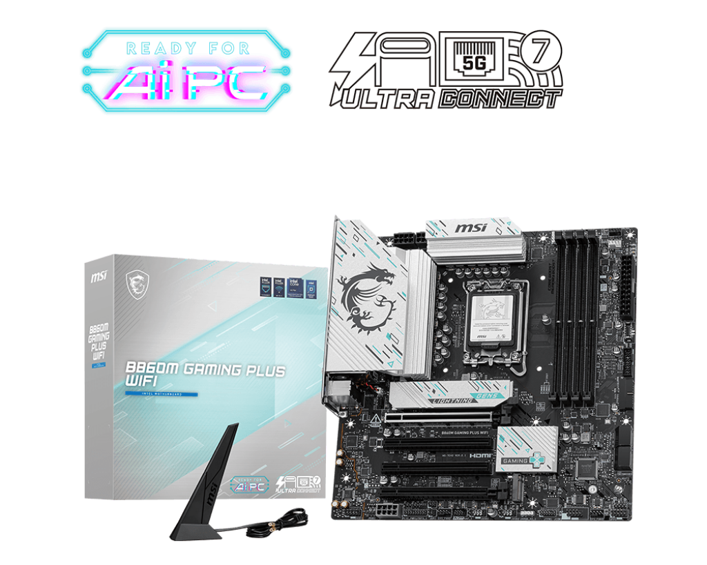 Материнская плата MSI B860M GAMING PLUS WIFI, LGA1851, Intel B860, mATX