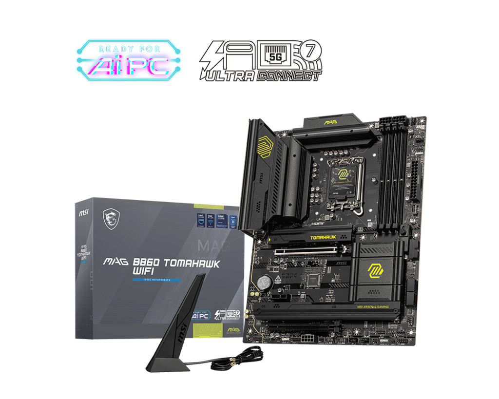 Материнская плата MSI MAG B860 TOMAHAWK WIFI, LGA1851, Intel B860, ATX